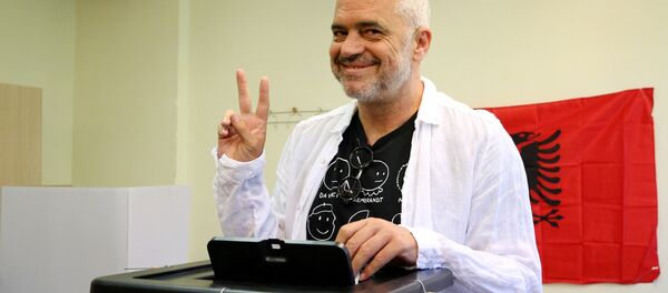 Arnavutluk Başbakanı ve Sosyalist Parti lideri Edi Rama Arnavutluk Başbakanı ve Sosyalist Parti lideri Edi Rama - Sputnik Türkiye