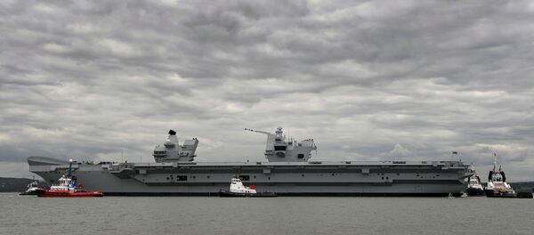 Kraliçe Elizabeth uçak gemisi - Sputnik Türkiye