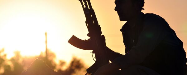 Rakka yakınlarında YPG üyesi - Sputnik Türkiye