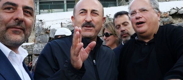 Mevlüt Çavuşoğlu-Nikos Kocyas - Sputnik Türkiye