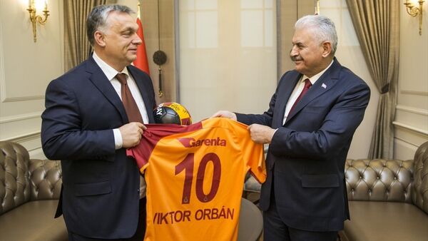 Başbakan Binali Yıldırım - Macaristan Başbakanı Viktor Orban - Sputnik Türkiye