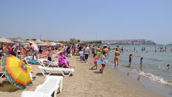 Sıcak hava, İstanbul plajları - Sputnik Türkiye