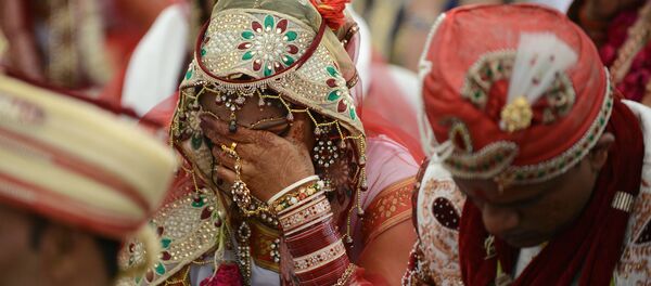 Hindistan'da düğün - Sputnik Türkiye