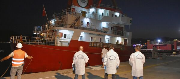 Ateş açılan Türk gemisi - Sputnik Türkiye