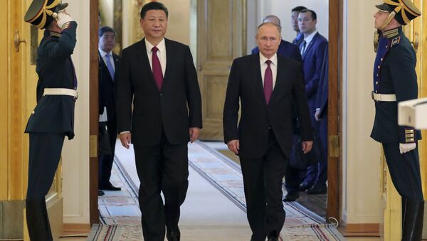 Çin Devlet Başkanı Şi Cinping-Rusya Devlet Başkanı Vladimir Putin - Sputnik Türkiye
