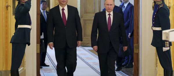 Çin Devlet Başkanı Şi Cinping-Rusya Devlet Başkanı Vladimir Putin - Sputnik Türkiye