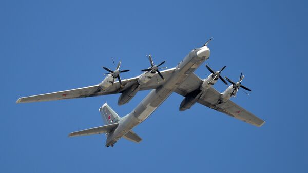 A Tupolev Tu-95MS Bear strategic bomber - Sputnik Türkiye