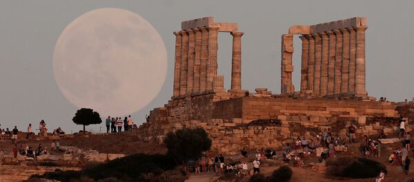 Dolunay - Poseidon Tapınağı - Sputnik Türkiye