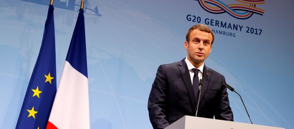 Fransa Cumhurbaşkanı Emmanuel Macron, G20 Zirvesi'nde - Sputnik Türkiye
