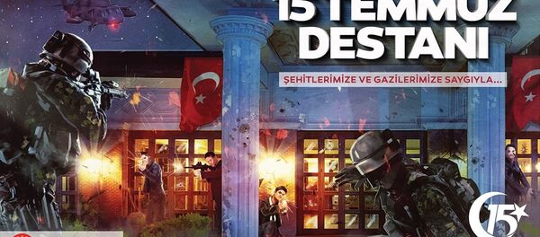 Cumhurbaşkanlığı'nın 15 Temmuz için hazırladığı afişler Cumhurbaşkanlığı'nın 15 Temmuz için hazırladığı afişler - Sputnik Türkiye