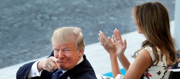 Bastille Günü / Donald Trump - Melania Trump - Sputnik Türkiye