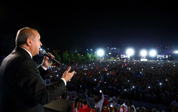 15 Temmuz’un 1. yıldönümü - Ankara - Recep Tayyip Erdoğan - Sputnik Türkiye