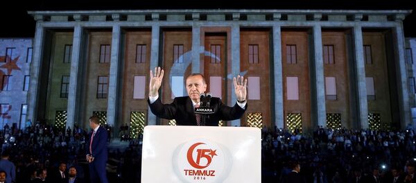 15 Temmuz’un 1. yıldönümü - Recep Tayyip Erdoğan - Ankara - Sputnik Türkiye