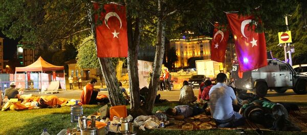 15 Temmuz’un 1. yıldönümü - İstanbul - Saraçhane - Sputnik Türkiye