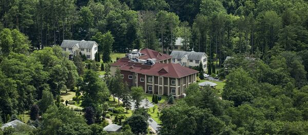 Fethullah Gülen'in Pensilvanya'daki malikanesi havadan görüntülendi - Sputnik Türkiye