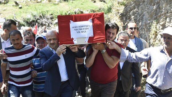 Tunceli'de ölüdürülen öğretmen Necmettin Yılmaz - Sputnik Türkiye