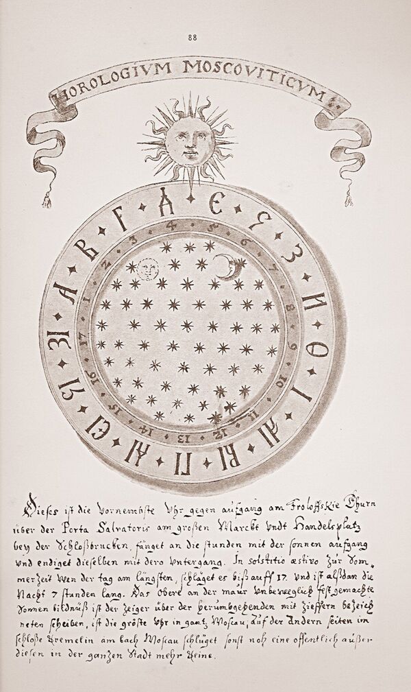 Spasskaya Kulesi'ndeki saatin eski kadran tasarımı - Sputnik Türkiye