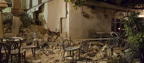 Ege'de deprem / Kos adası - Sputnik Türkiye