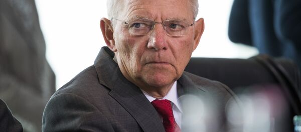 Almanya Maliye Bakanı Wolfgang Schaeuble Almanya Maliye Bakanı Wolfgang Schaeuble - Sputnik Türkiye