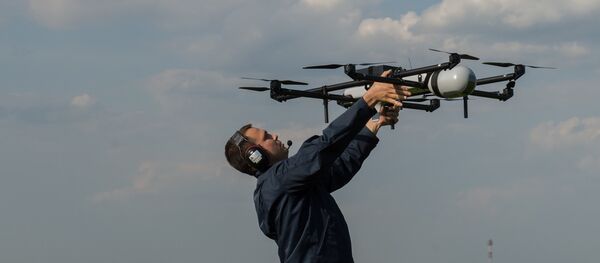 UAV demonstration flights in Moscow region - Sputnik Türkiye