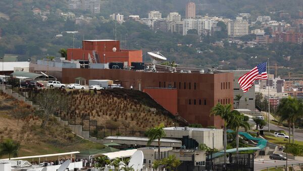 Venezüella'nın başkenti Caracas'taki ABD Büyükelçiliği - Sputnik Türkiye