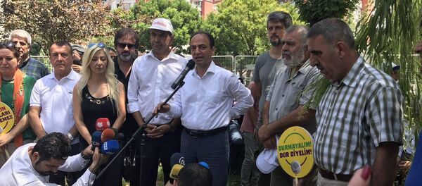 HDP'nin nöbetine CHP'den destek ziyareti - Sputnik Türkiye