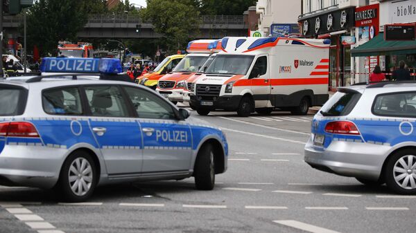 Hamburg saldırı - Alman polisi - Sputnik Türkiye