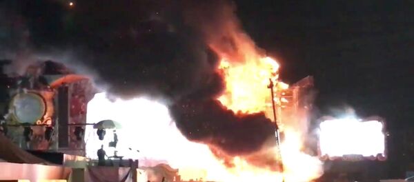 İspanya'daki müzik festivalinde yangın - Sputnik Türkiye