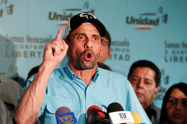 Miranda Eyaleti Valisi Henrique Capriles - Sputnik Türkiye