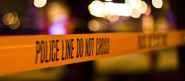 Police tape at the crime scene. - Sputnik Türkiye