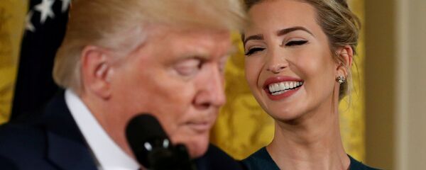 Donald Trump - Ivanka Trump - Sputnik Türkiye