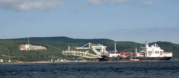 Audacia' adlı boru hattı döşeme gemisi- Türk Akımı - Sputnik Türkiye