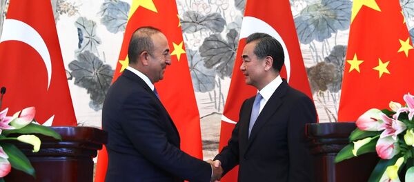 Dışişleri Bakanı Mevlüt Çavuşoğlu Çin Dışişleri Bakanı Wang Yi - Sputnik Türkiye