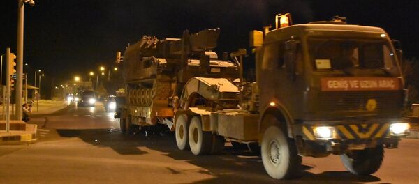 Suriye sınırına askeri sevkiyat - Sputnik Türkiye