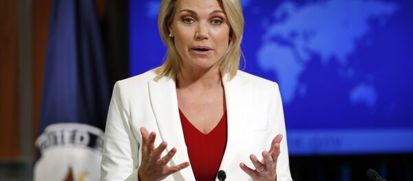 ABD Dışişleri Bakanlığı Sözcüsü Heather Nauert ABD Dışişleri Bakanlığı Sözcüsü Heather Nauert - Sputnik Türkiye