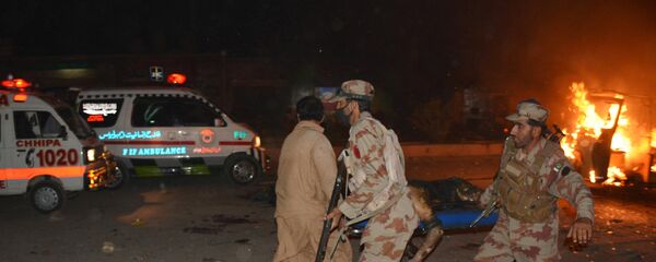 Pakistan'ın Ketta şehrinde gerçekleşen bombalı saldırı - Sputnik Türkiye