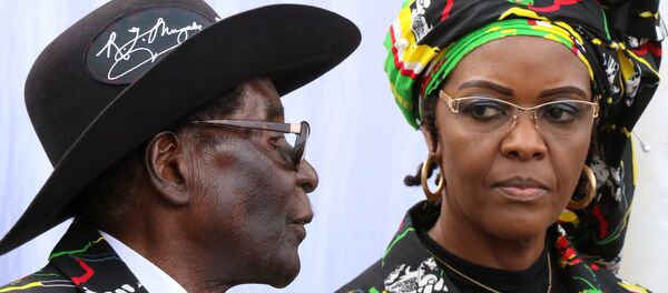 Zimbabwe Devlet Başkanı Robert Mugabe'nin eşi Grace Mugabe - Sputnik Türkiye