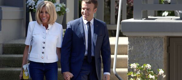 Brigitte Emmanuel Macron - Sputnik Türkiye
