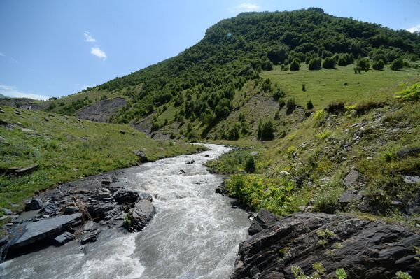 Çeçenistan'ın dağ manzarası - Sputnik Türkiye