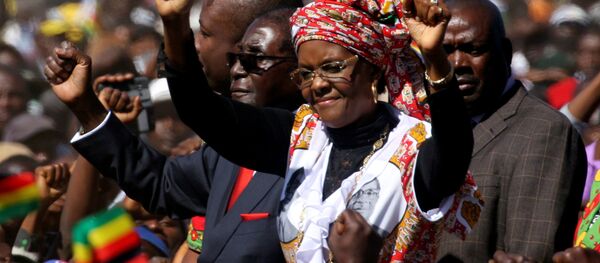 Zimbabwe First Lady'si Grace Mugabe - Sputnik Türkiye