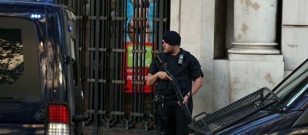 İspanya'da Mossos polisi - Sputnik Türkiye