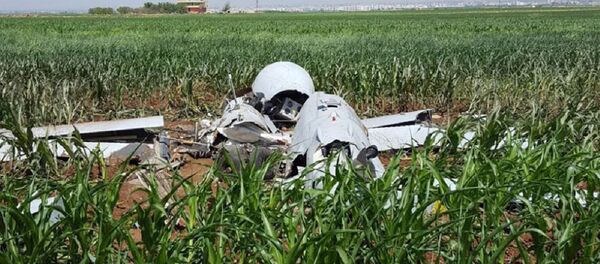 Şanlıurfa'da tarlaya İHA düştü - Sputnik Türkiye
