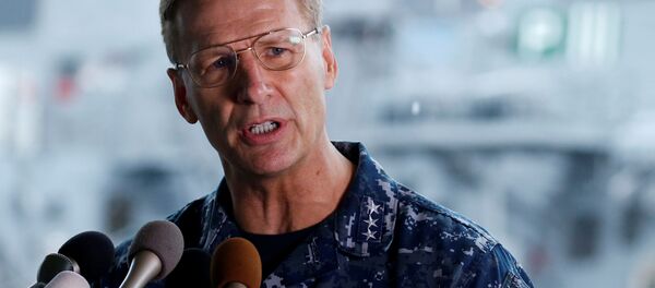 Görevden alınan  ABD Donanması 7.Filo Komutanı Koramiral Joseph Aucoin - Sputnik Türkiye