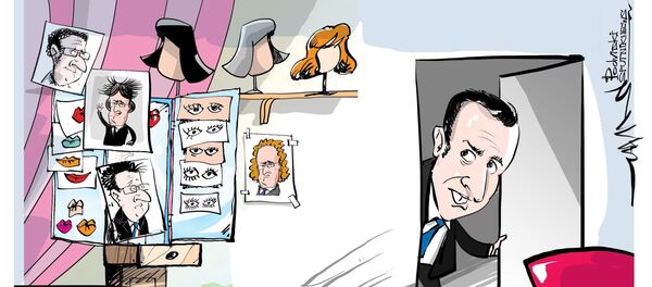 Macron'un üç aylık makyaj masrafı 26.000 euro - Sputnik Türkiye