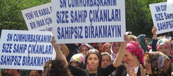 Üsküdar kentsel dönüşüm protestosu - Sputnik Türkiye