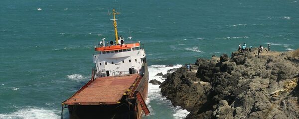 Sarıyer'de yük gemisi ikiye bölündü - Sputnik Türkiye