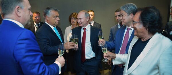 Rusya Devlet Başkanı Vladimir Putin, Macaristan Başbakanı Viktor Orban - Sputnik Türkiye