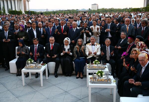 Cumhurbaşkanlığı Külliyesi'nde 30 Ağustos resepsiyonundan - Sputnik Türkiye