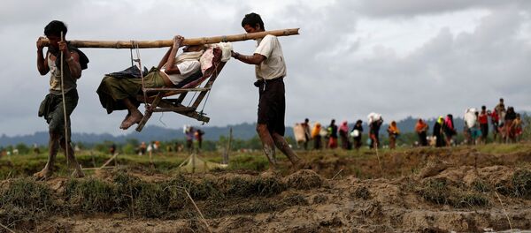 Bangladeş'e kaçan Arakanlı Müslümanlar - Sputnik Türkiye