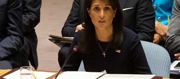 ABD'nin Birleşmiş Milletler Daimi Temsilcisi Nikki Haley - Sputnik Türkiye